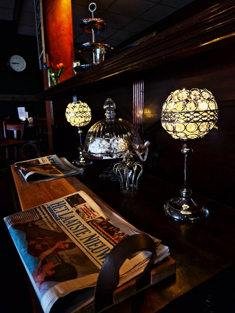 Gezellige sfeer binnen